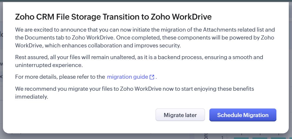 Zoho CRM Sandbox now supports integrations